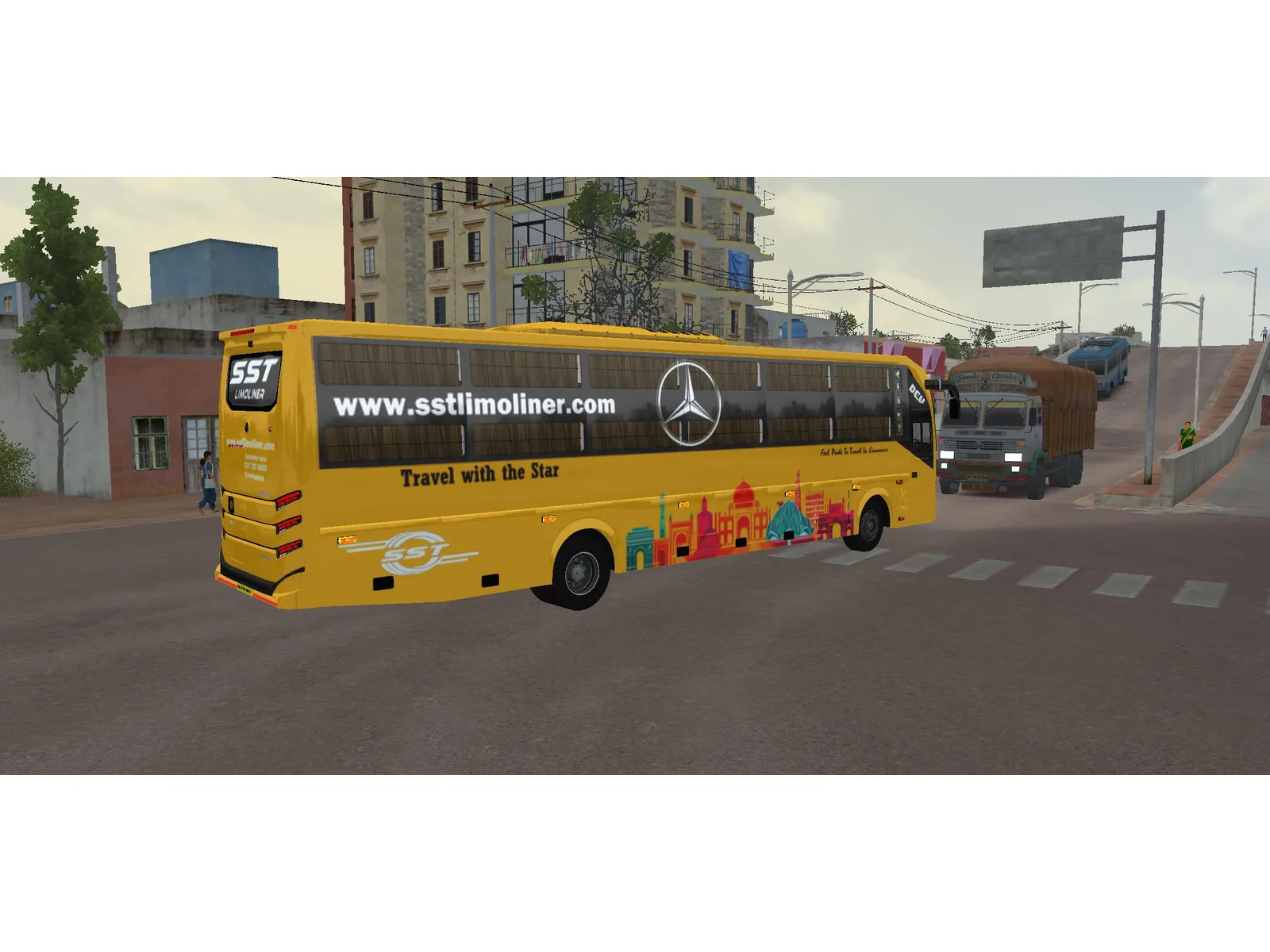 Livery Pack Prakash Capella GT Bussin/Bussid Mod By Simulation World screenshot