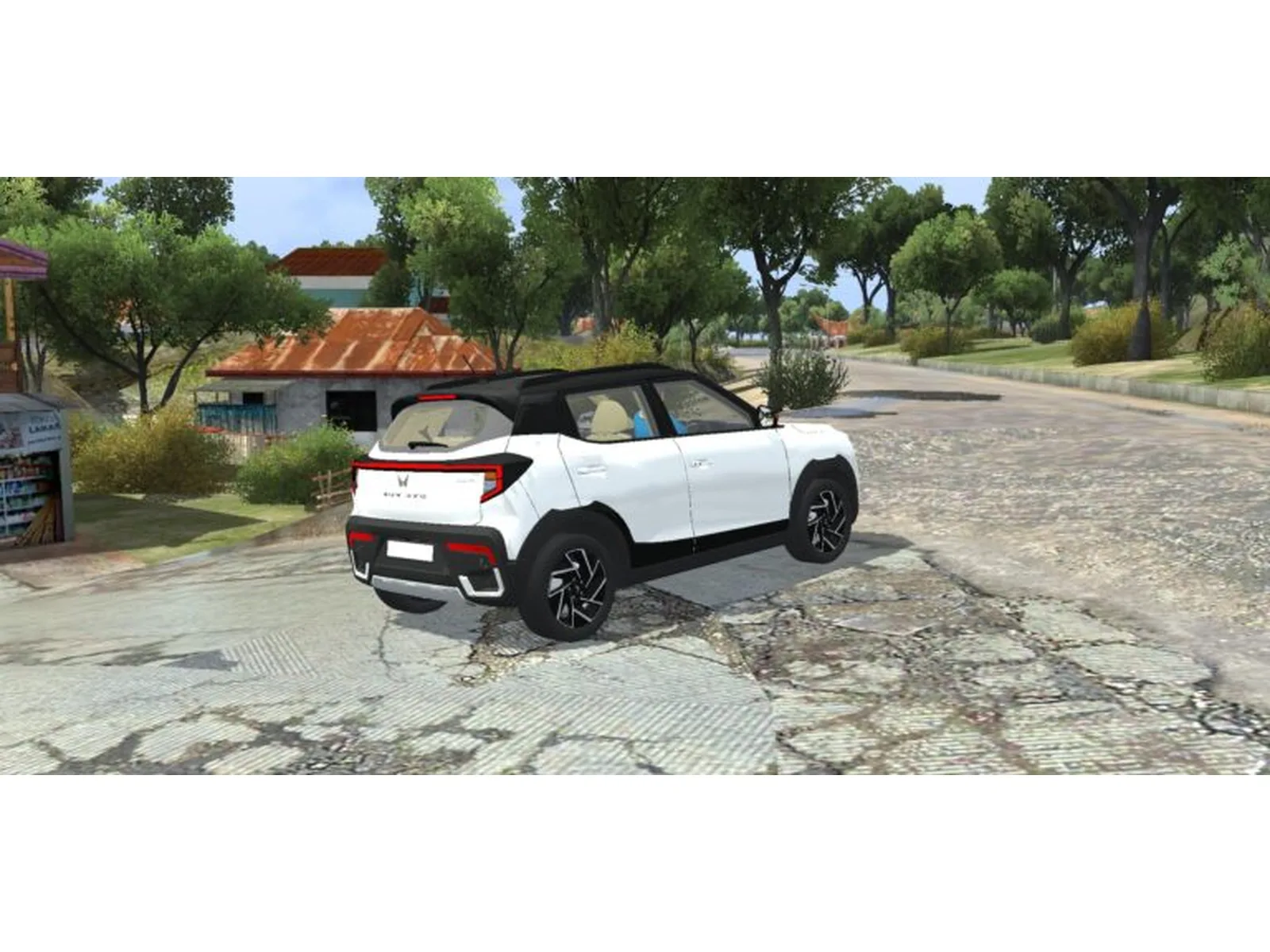 Mahindra 3XO Car Mod Bussid By Simulation World screenshot