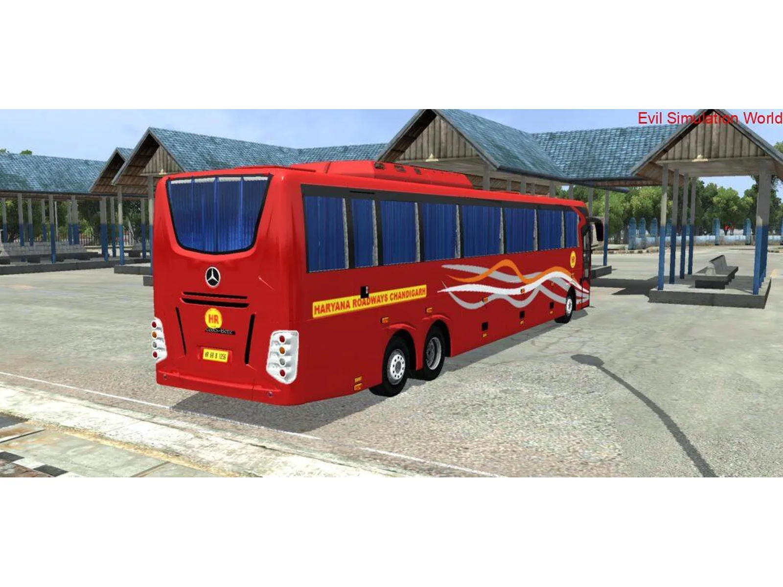 Mercedes SHD 15Mt Close Curtain Bus Mod Bussin By Simulation World screenshot