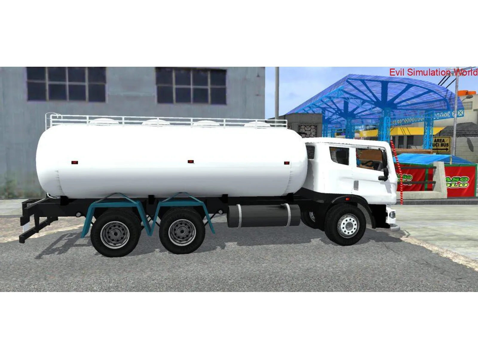Mahindra Blazo Tanker Truck Mod Bussin By Simulation World screenshot