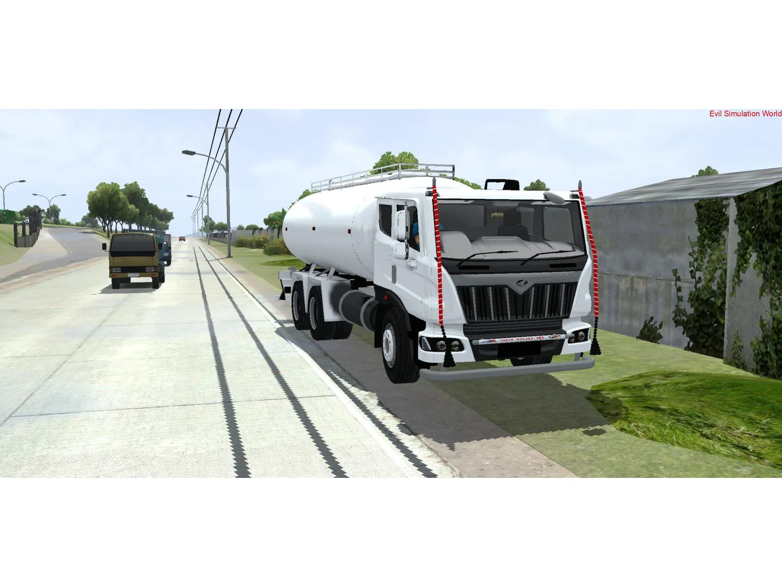 Mahindra Blazo Tanker Truck Mod Bussin By Simulation World screenshot