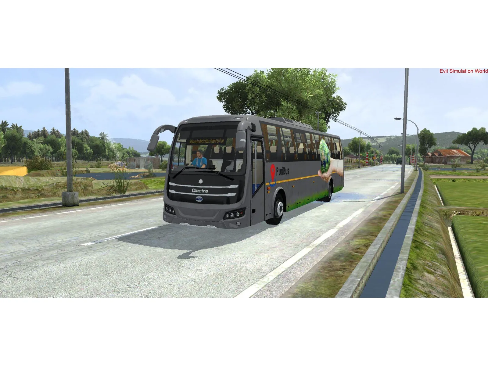 BYD Olectra CX2 EV Bus Mod Bussin By Simulation World screenshot