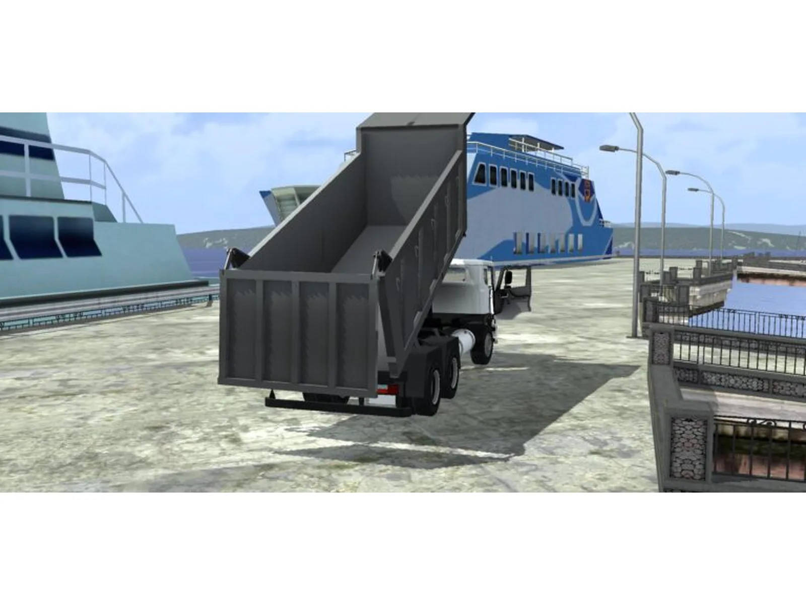Livery And Template Mahindra Blazo Tipper Mod Bussin By Simulation World screenshot