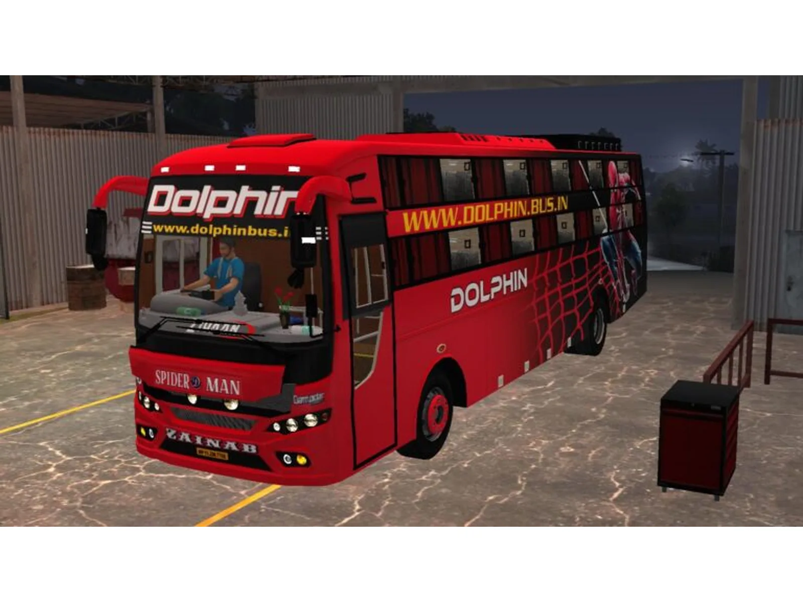 Damodar BS6 AC Sleeper Bus Mod Bussin screenshot
