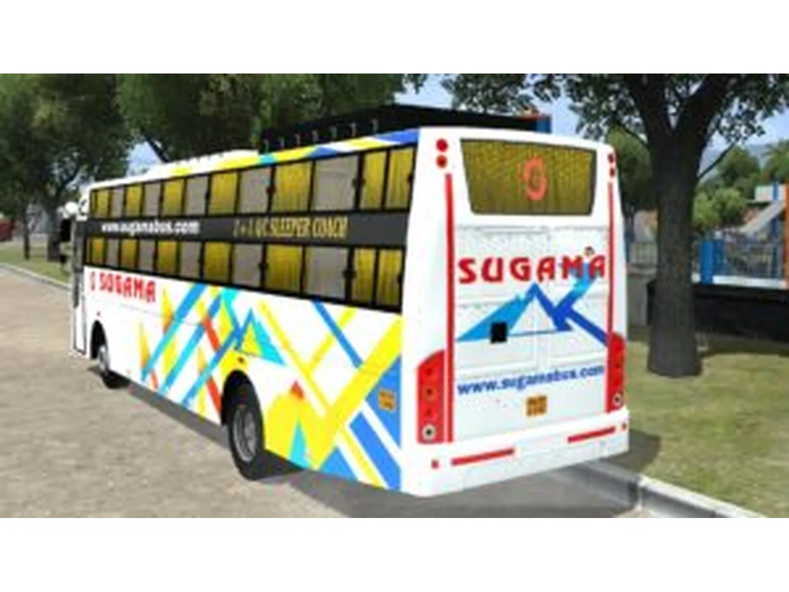 Damodar BS6 AC Sleeper Bus Mod Bussin screenshot