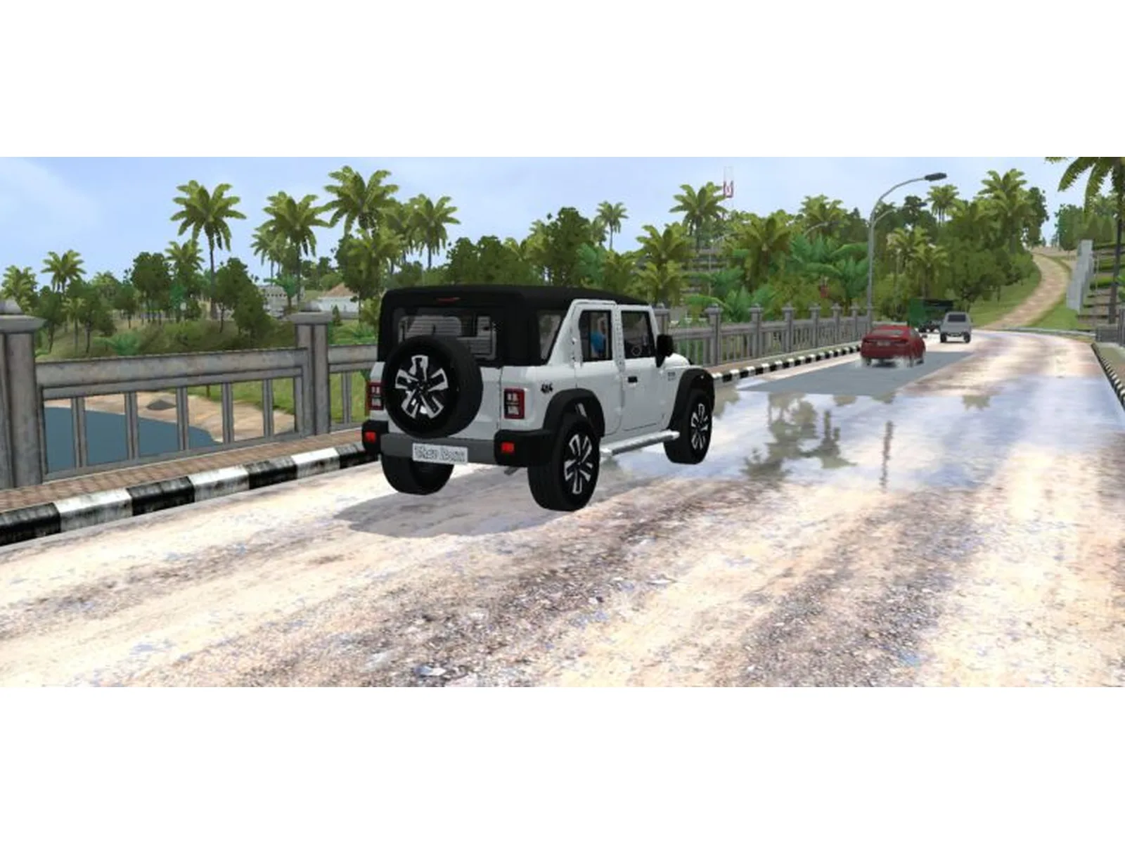 Mahindra Thar Roxx Premium Mod Bussin By Simulation World screenshot