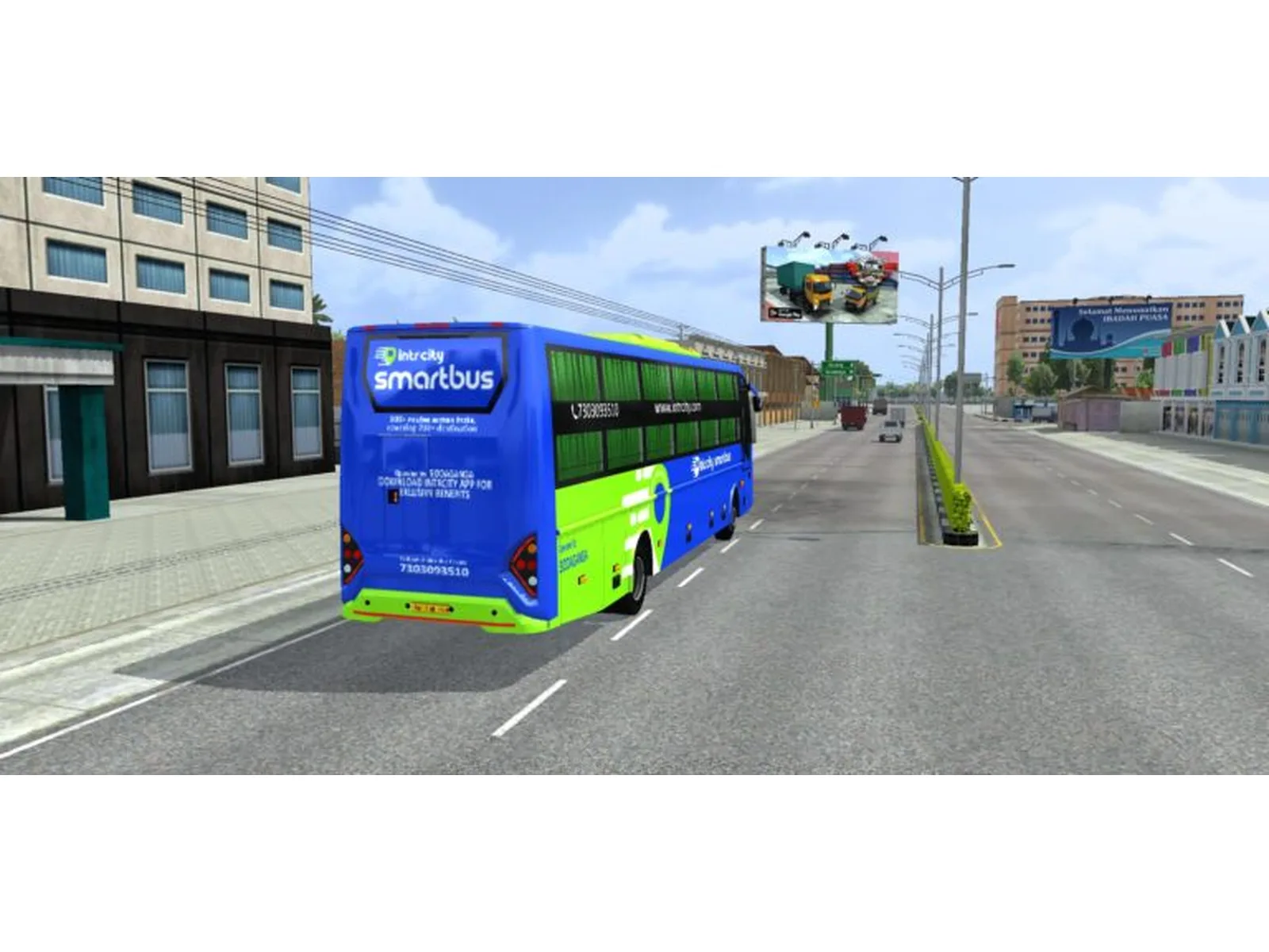 Damodar High-deck Bs6 Facelift Sleeper Coach Mod Bussin By Simulation World screenshot