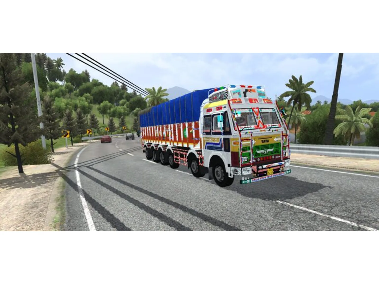 Tata 16 Wheeler BS4 Truck Mod Bussin By Simulation World screenshot