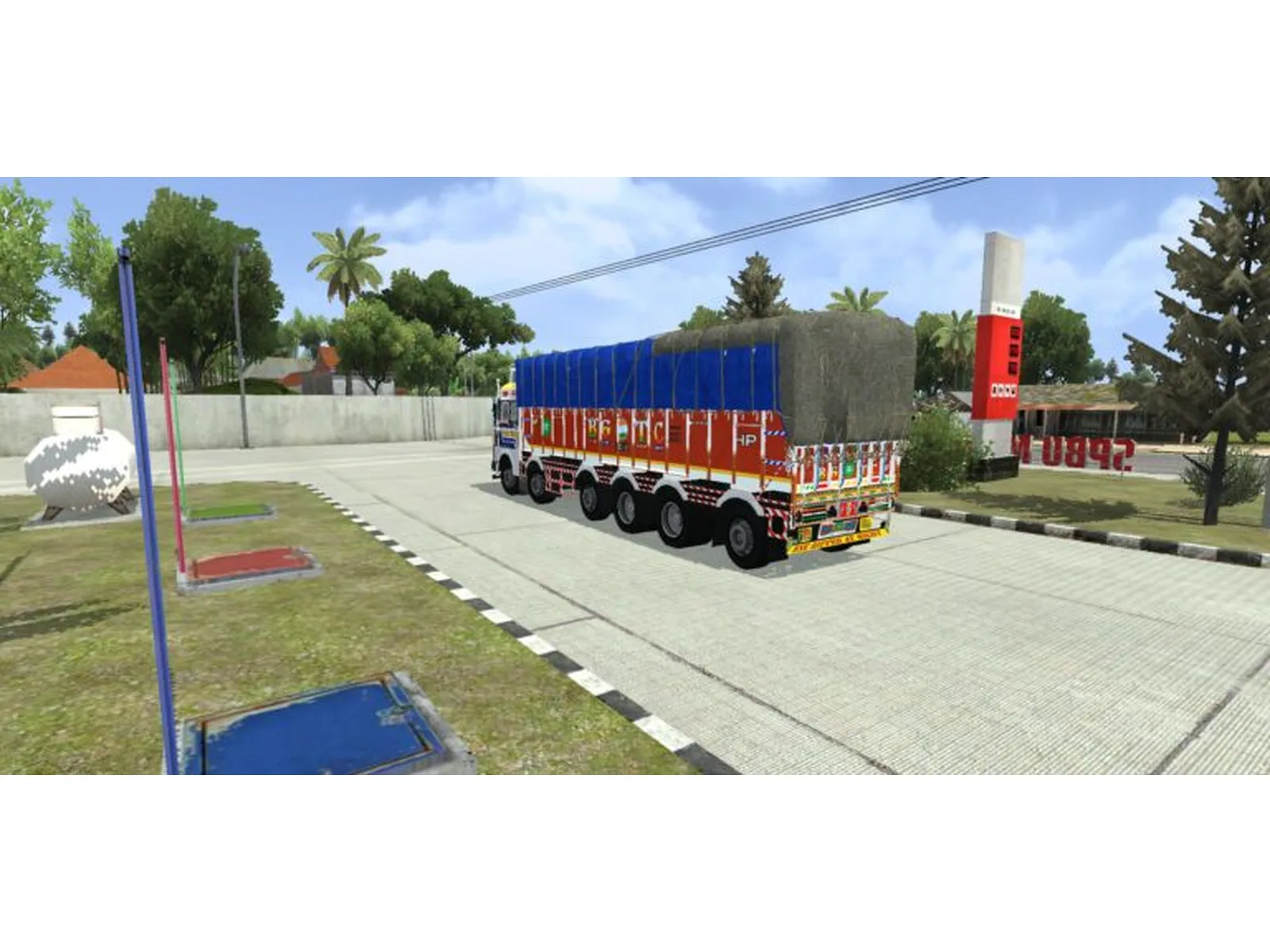 Tata 16 Wheeler BS4 Truck Mod Bussin By Simulation World screenshot