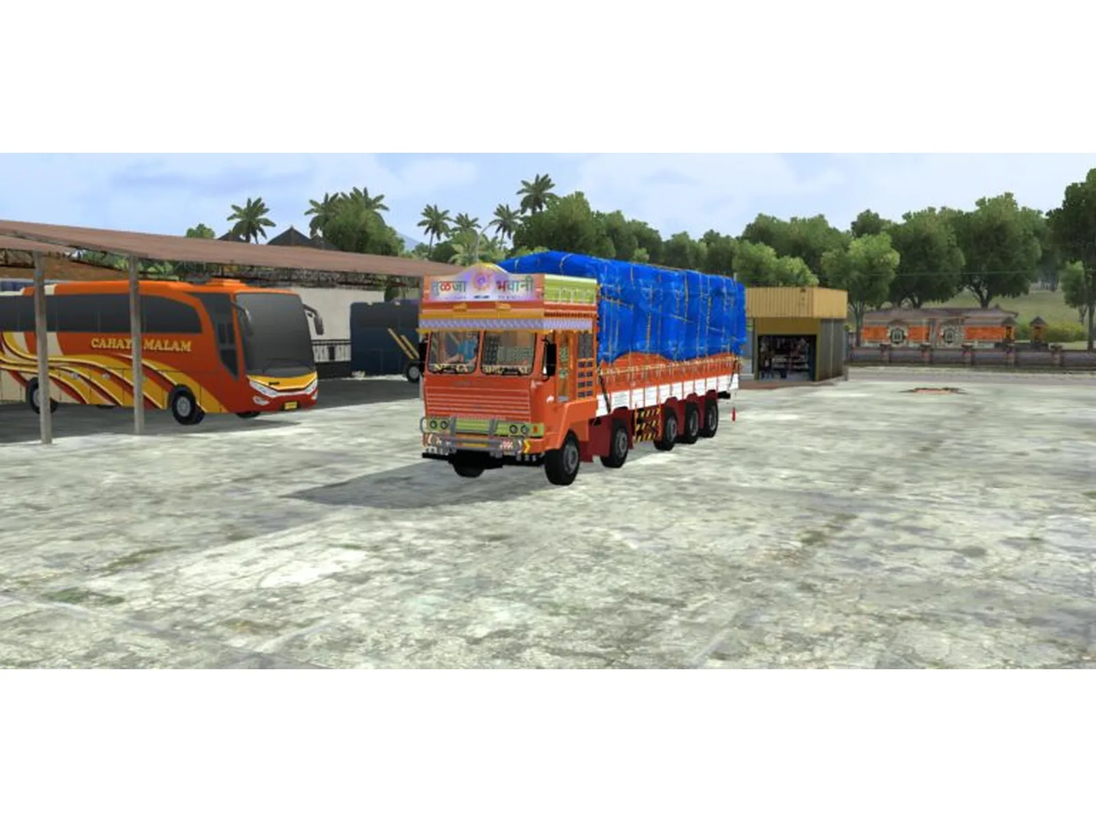 Belagum Ashok Leyland Truck Mod Bussin By Simulation World screenshot