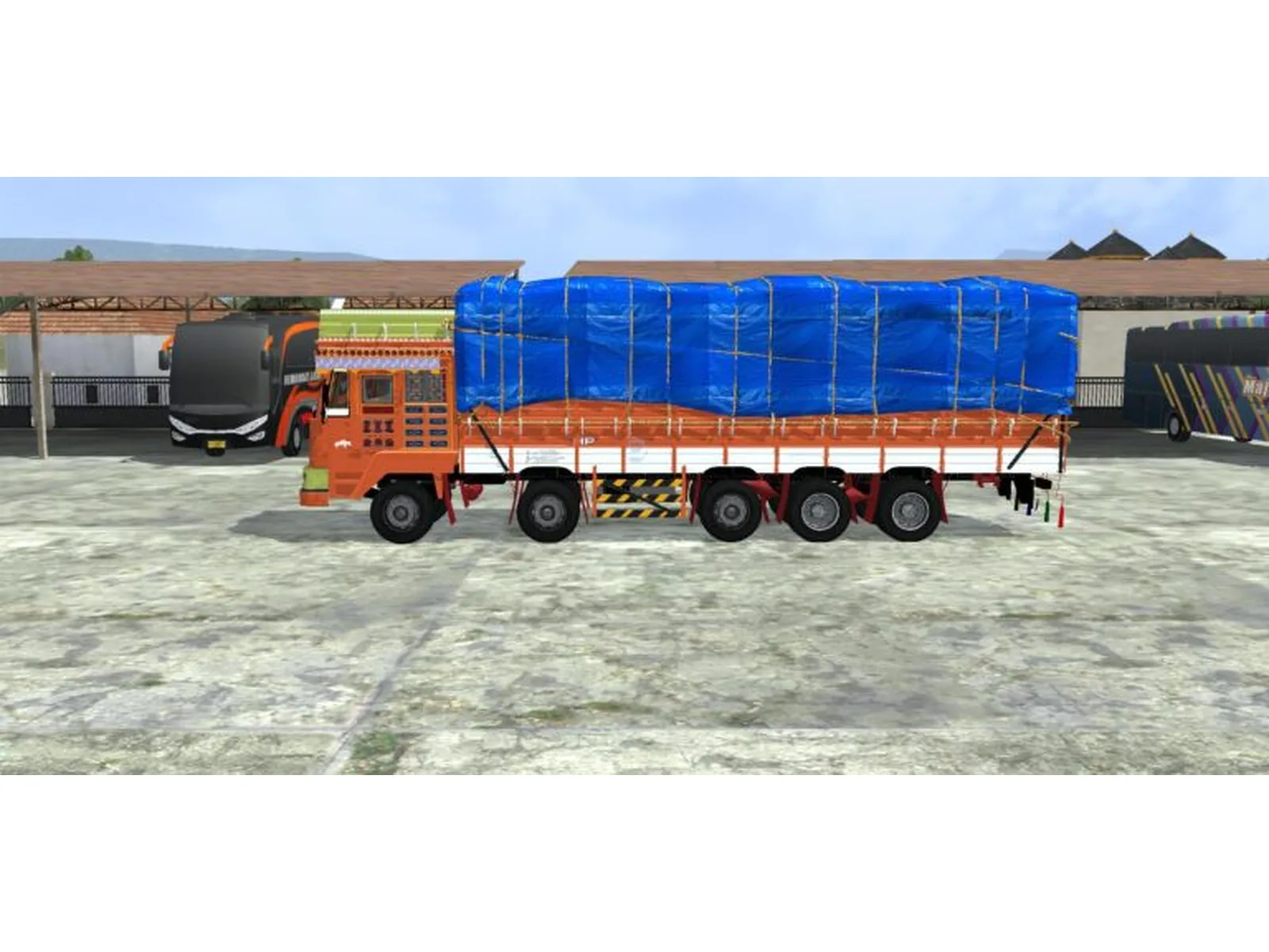 Belagum Ashok Leyland Truck Mod Bussin By Simulation World screenshot