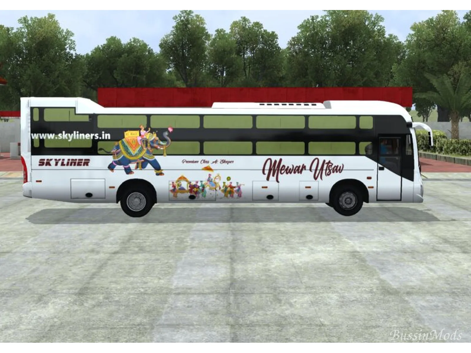 Damodar Spider X Jaswant AC Coach Pack Bussin By Simulation World screenshot