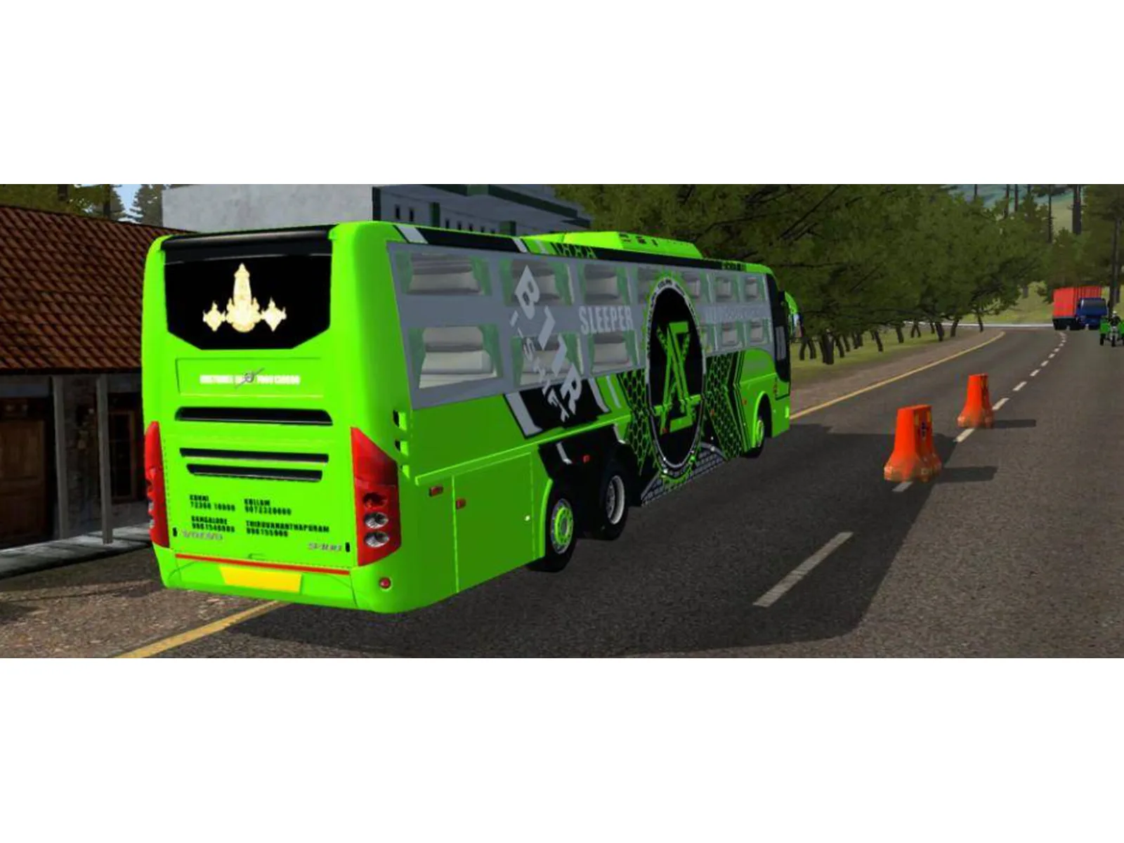 Volvo Sleeper Shell Coach Bussin Mod By Simulation World screenshot