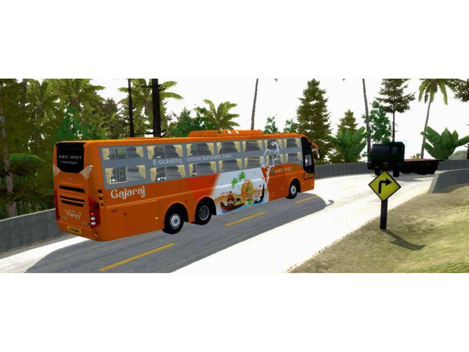 Volvo Sleeper Shell Coach Bussin Mod By Simulation World screenshot