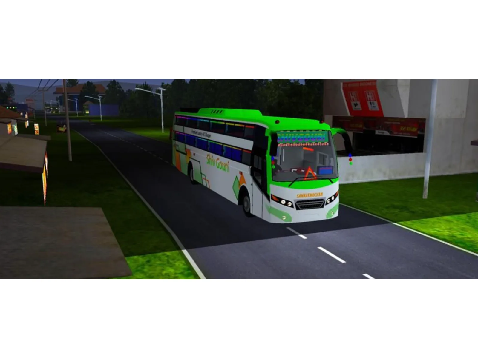 Eliott Sleeper Seater Coach With Wiper Animation Simulation World screenshot