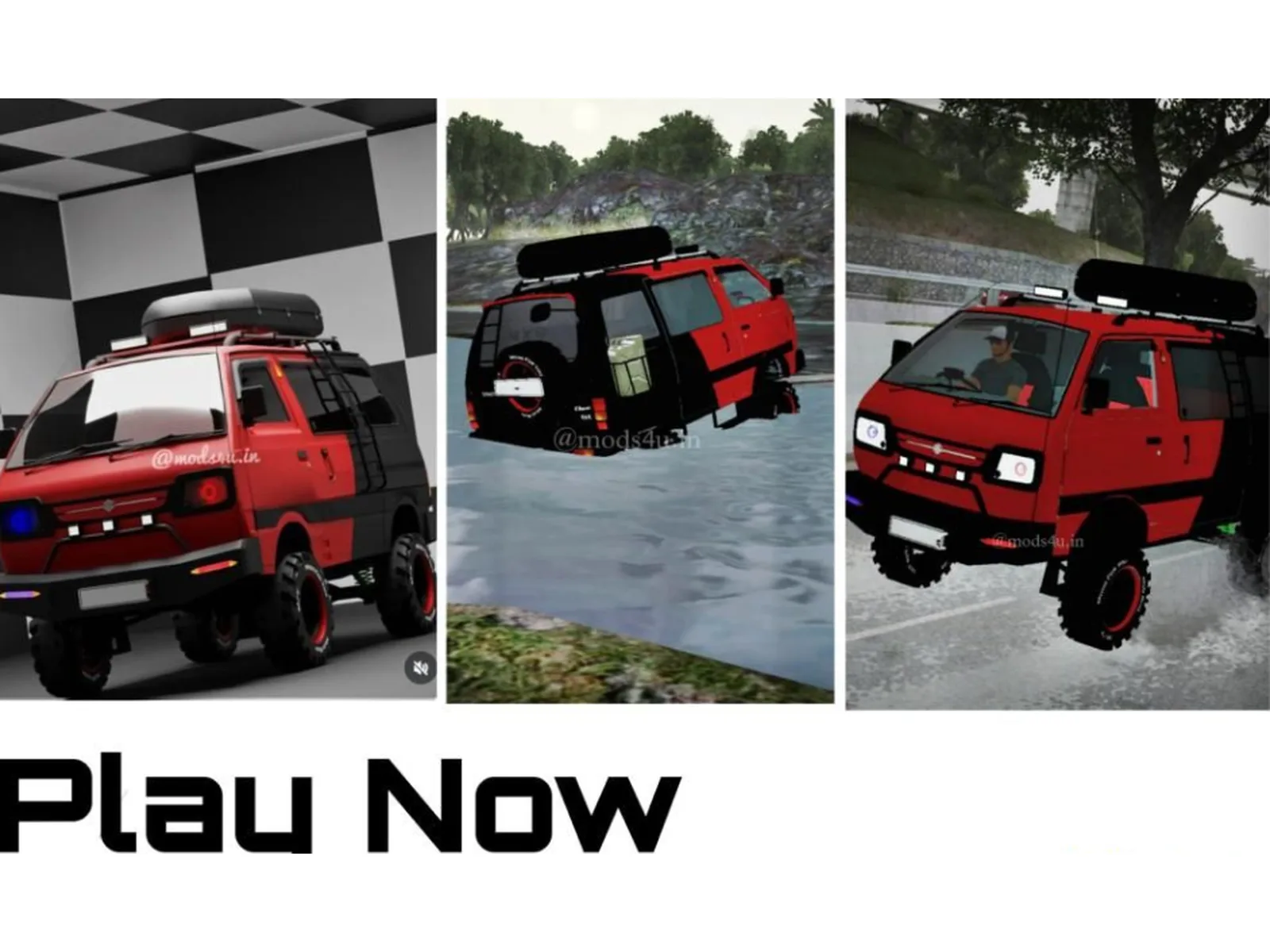 Maruti Omni 4x4 offroader mod by Mods For You screenshot