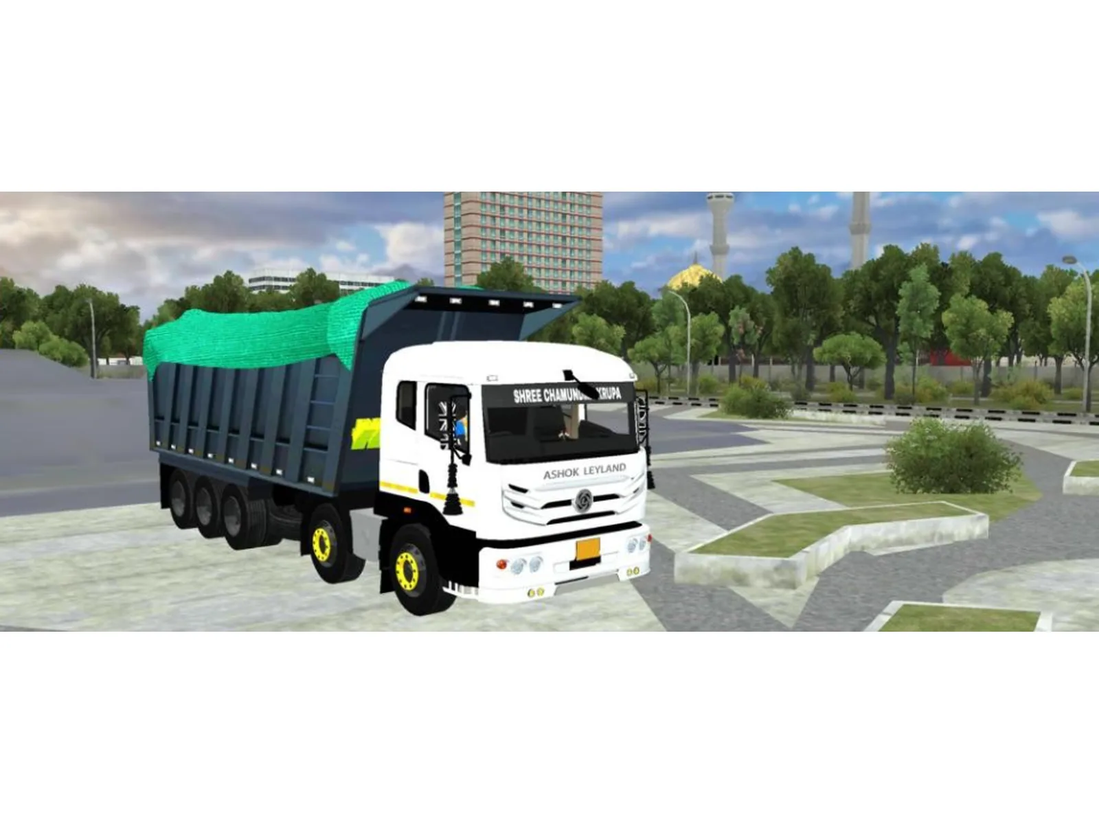 ASHOK LEYLAND TIPPER TRUCK MOD screenshot
