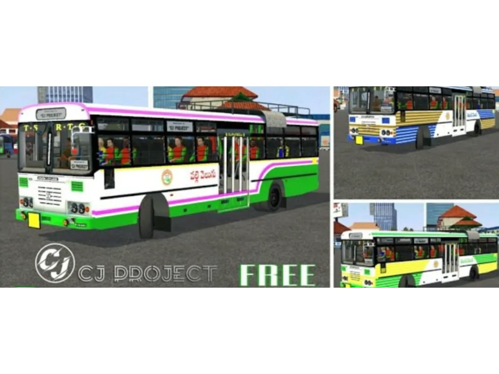 Telugu- velugu and Palle-velugu Bus body